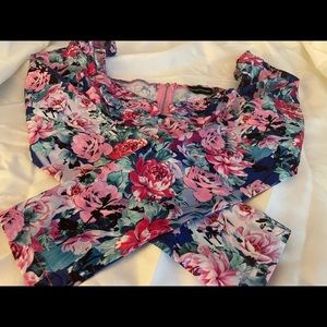 Floral Crop Top